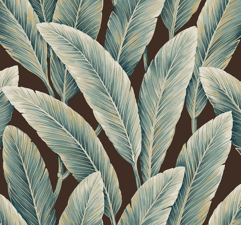 Palm Leaf Botanical Foliage Wallpaper