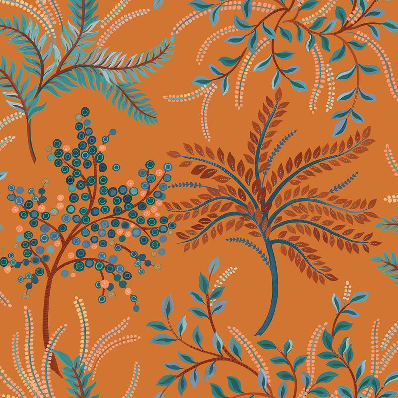 Bedgebury Mid Century Botanical Wallpaper