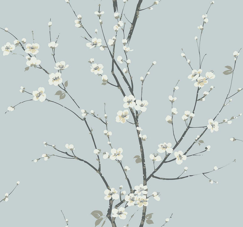 Cherry Branches Botanical Wallpaper