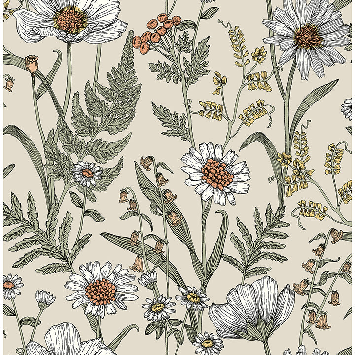 Spring Meadow Peel and Stick Wallpaper