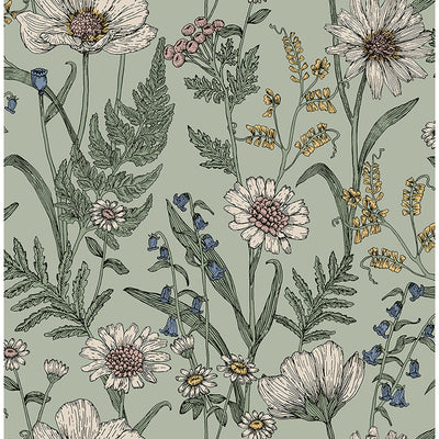 Spring Meadow Peel and Stick Wallpaper