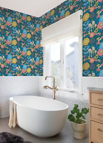 WallPops Dream Garden Peel and Stick Wallpaper