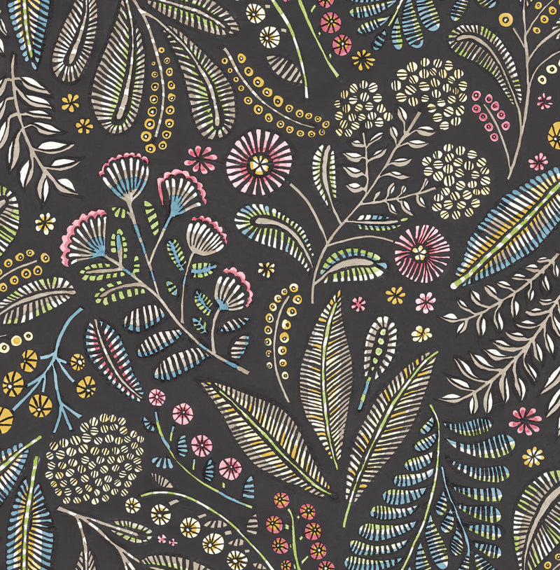 Brewster Briar Floral Wallpaper