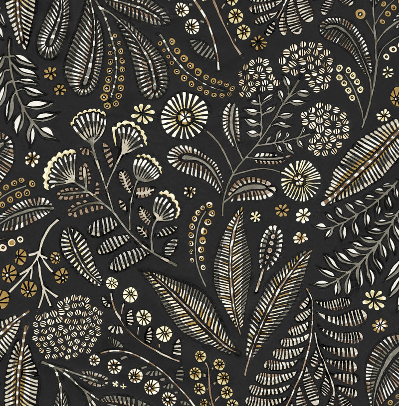 Brewster Briar Floral Wallpaper