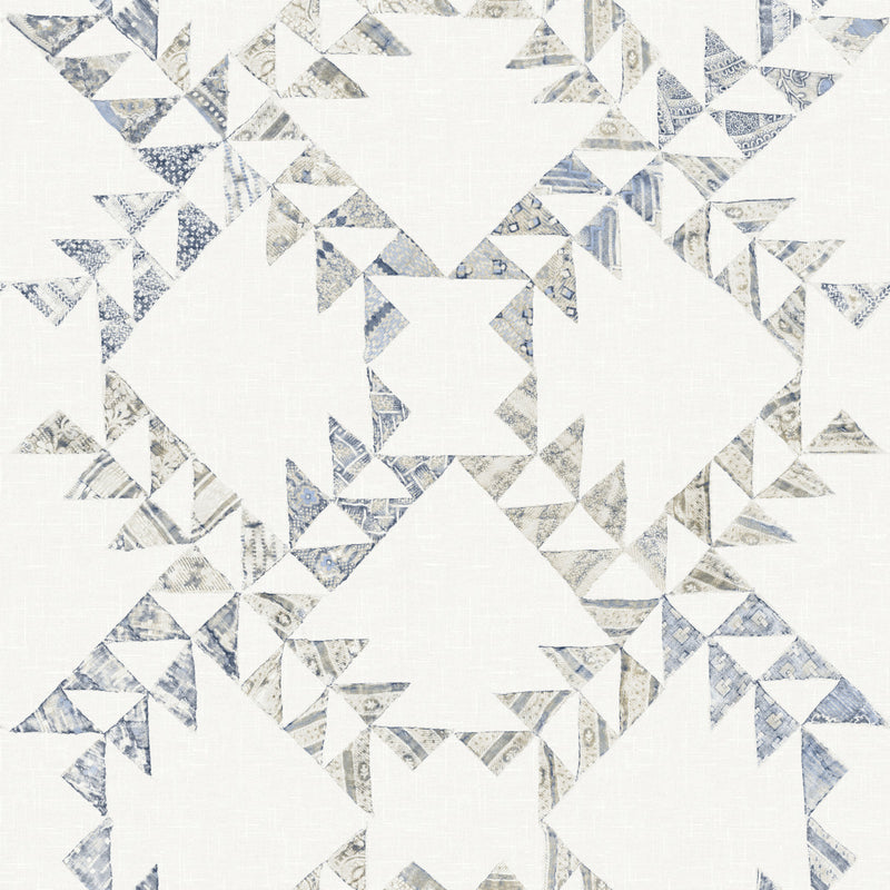 Diamond Scrap Quilt Wallpaper