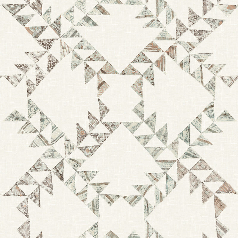 Diamond Scrap Quilt Wallpaper