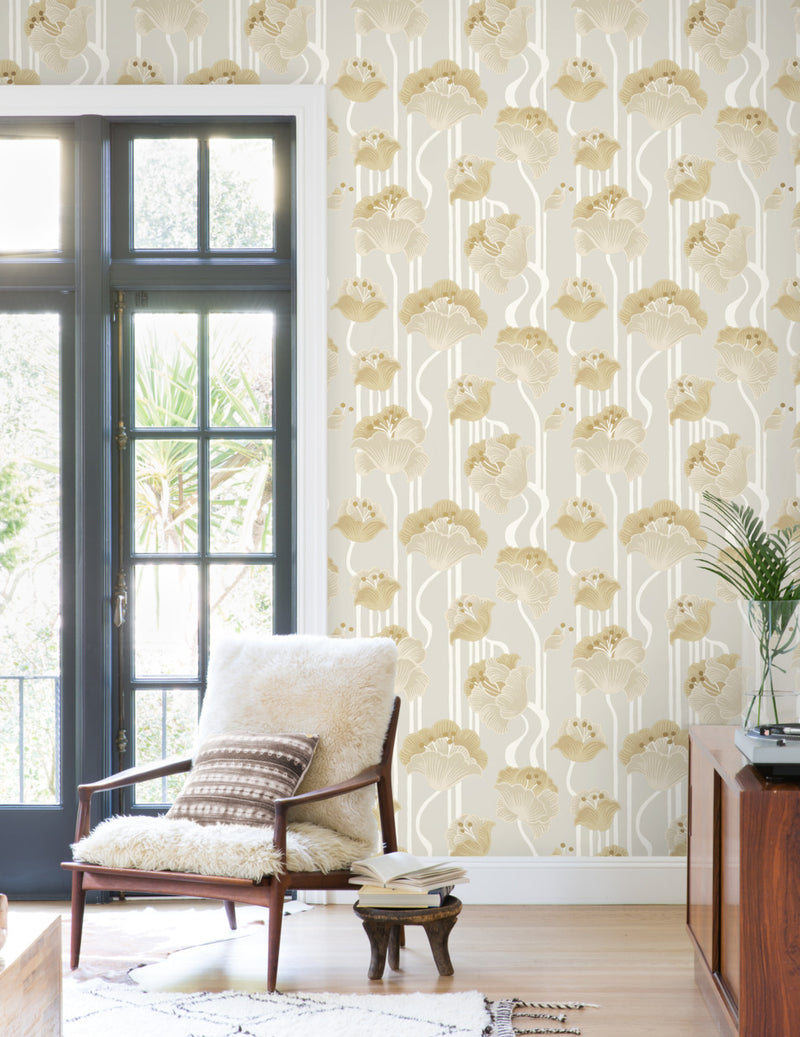 Shirley Art Deco Premium Peel and Stick Wallpaper