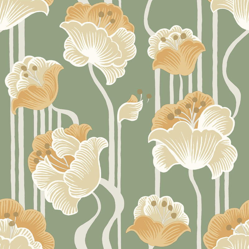 Shirley Art Deco Premium Peel and Stick Wallpaper