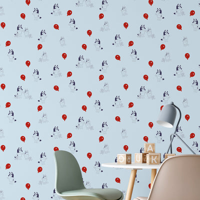 Bluey Keepy Uppy Peel and Stick Wallpaper