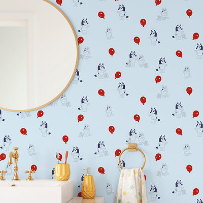 Bluey Keepy Uppy Peel and Stick Wallpaper