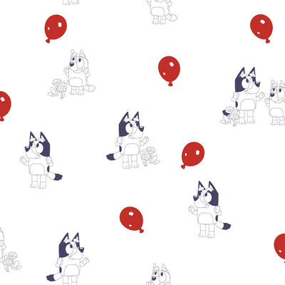 Bluey Keepy Uppy Peel and Stick Wallpaper