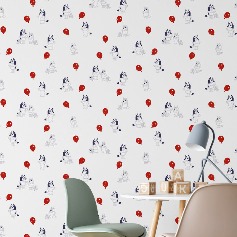 Bluey Keepy Uppy Peel and Stick Wallpaper