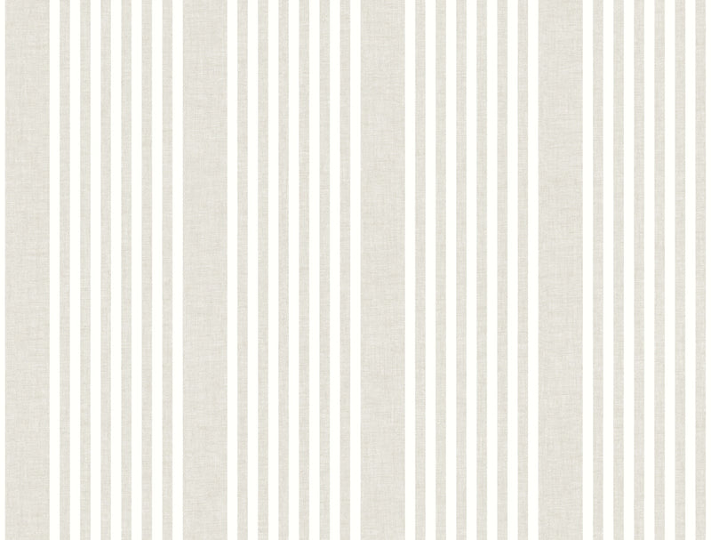 Magnolia French Linen Stripe Wallpaper