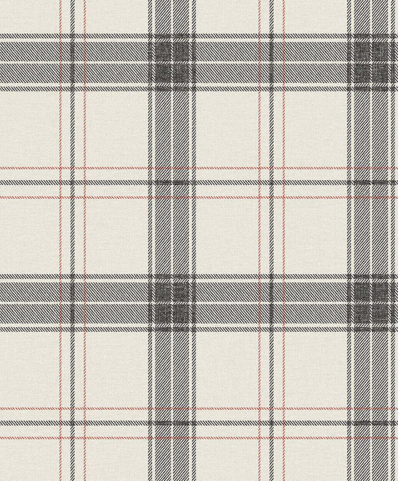 Fauna Plaid Wallpaper